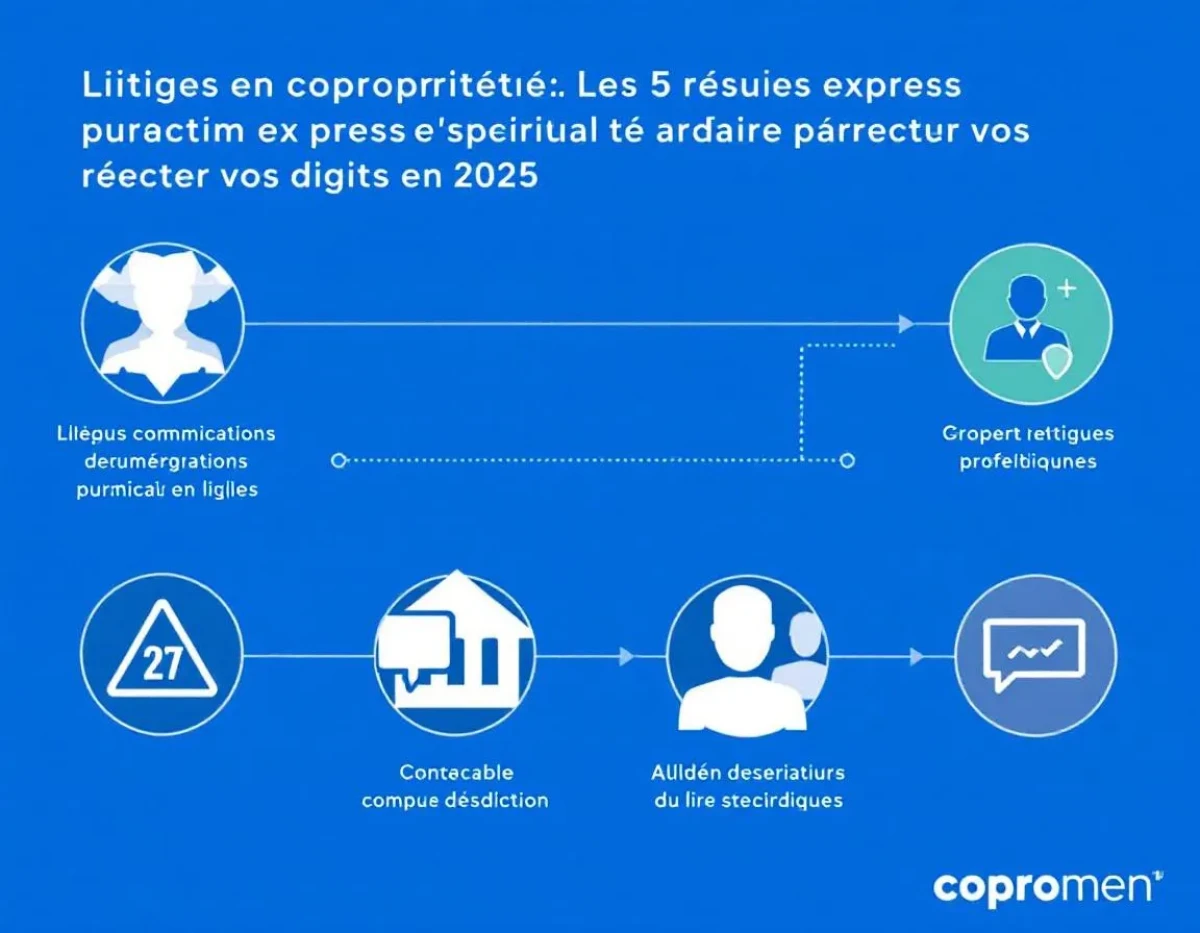 Litiges en copropriété : Les 5 recours express pour faire respecter vos droits en 2025