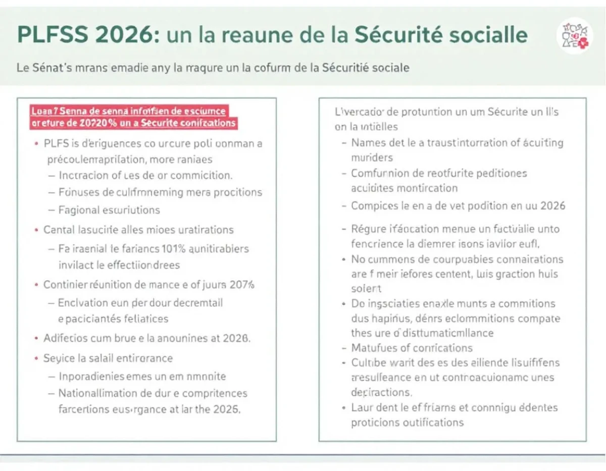 PLFSS 2026 : Le Sénat impose sa marque sur la réforme de la Sécurité sociale
